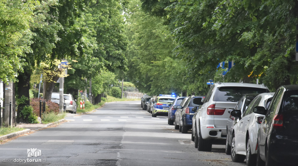 Potrącenie pieszej przy Słowackiego w Toruniu