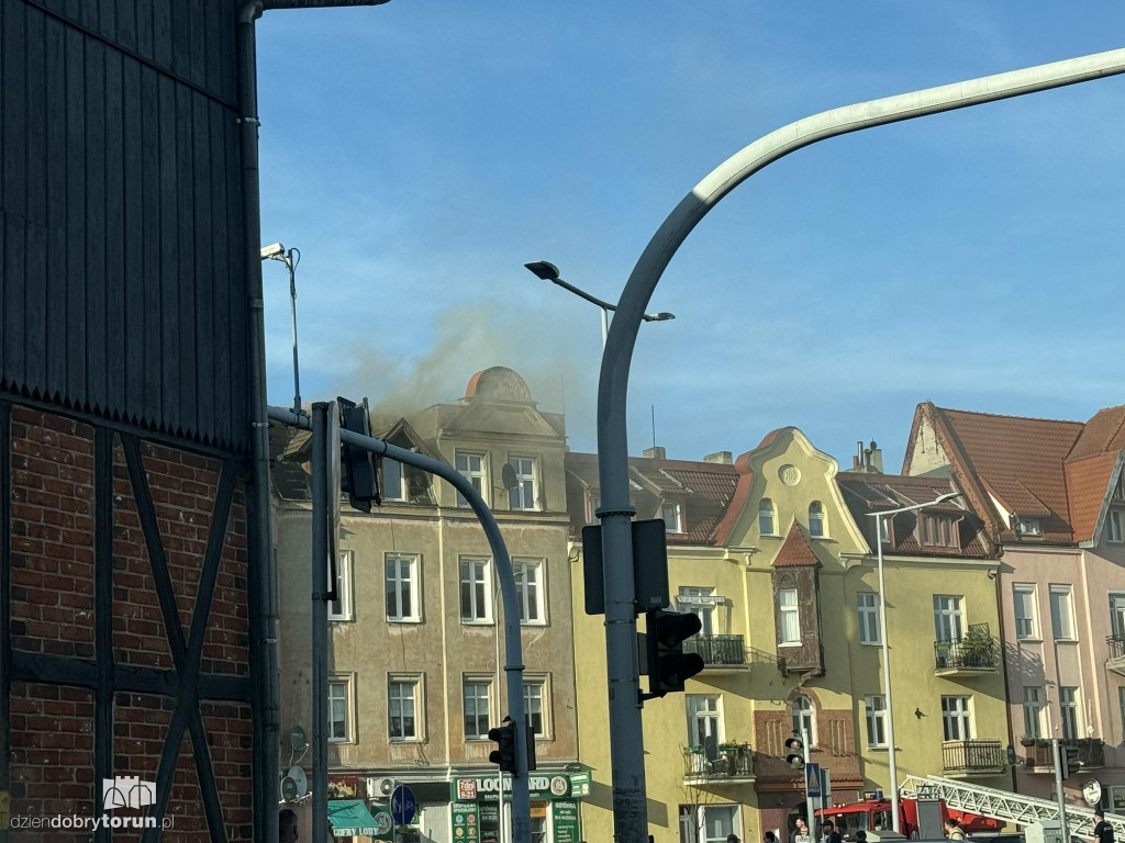 Pożar przy Kościuszki w Toruniu