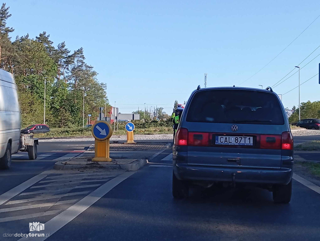 Utrudnienia na wylocie z Torunia