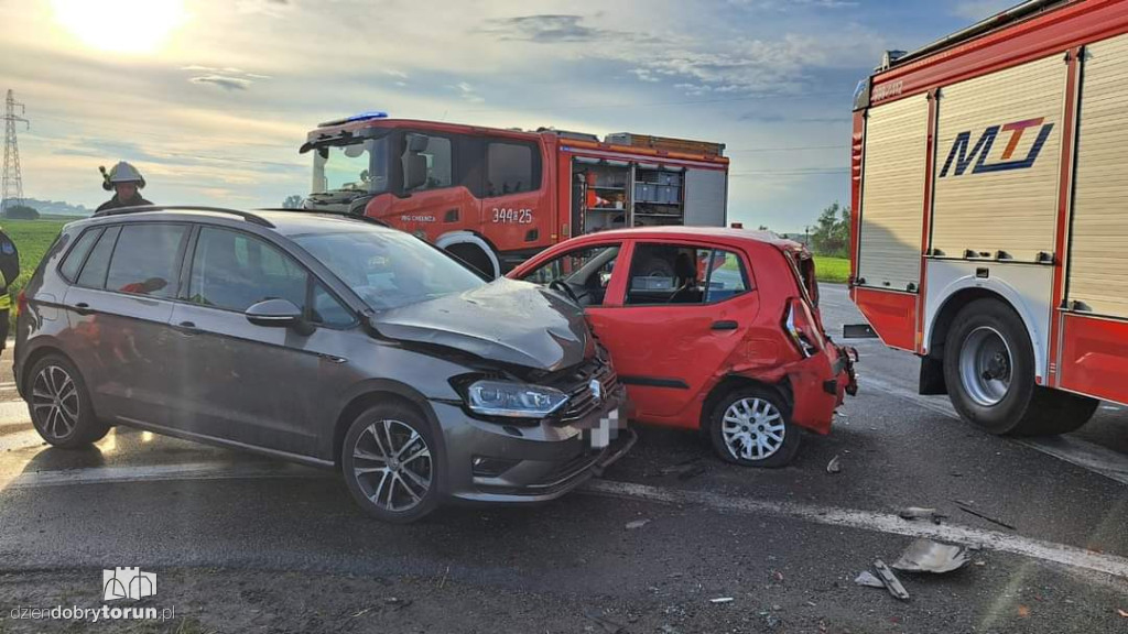 Wypadek w gminie Chełmża