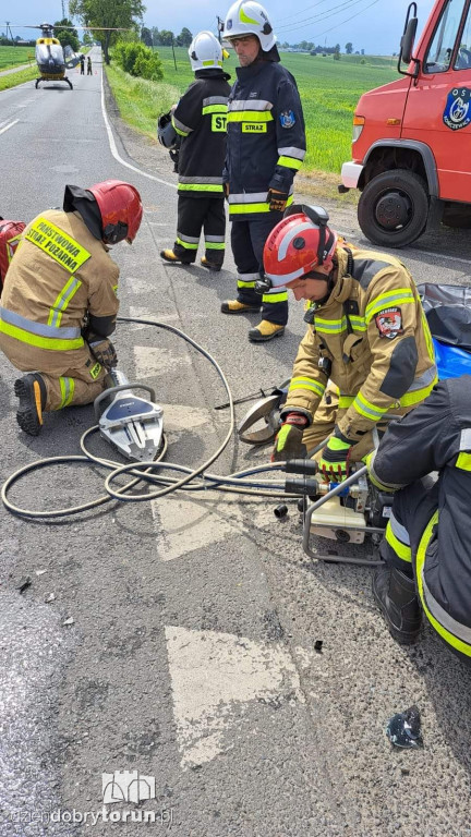 Śmiertelny wypadek w powiecie toruńskim