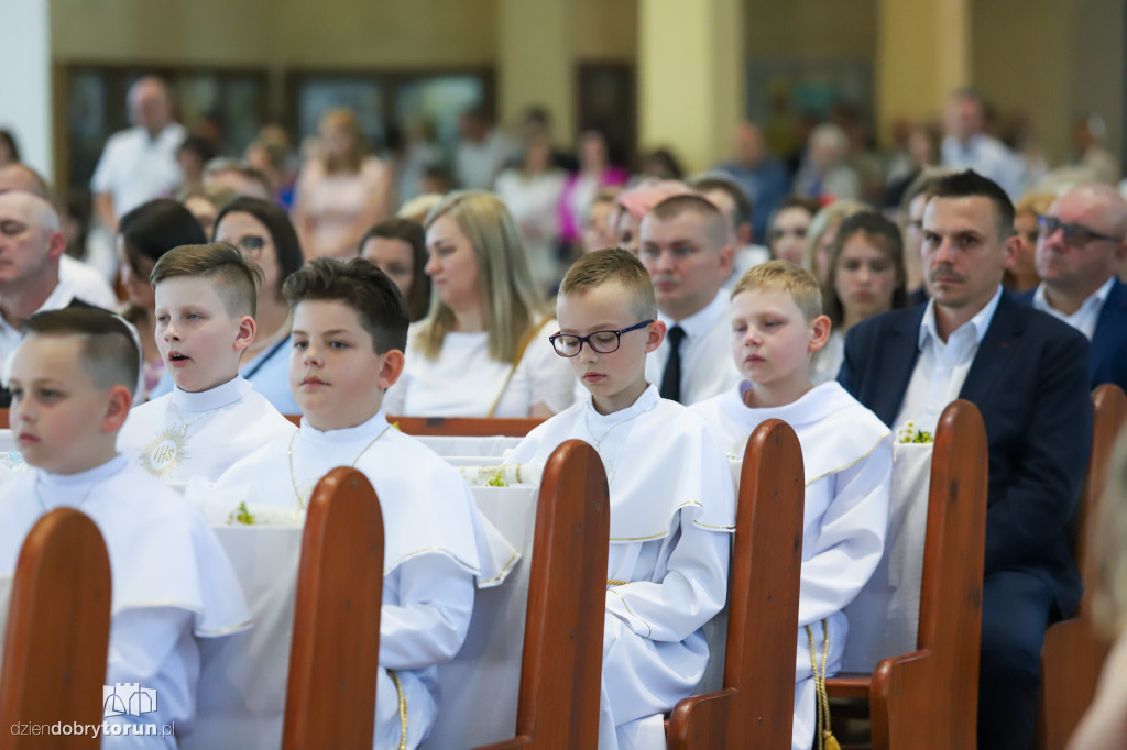 I Komunia Święta w kościele w parafii Maksymiliana Kolbego