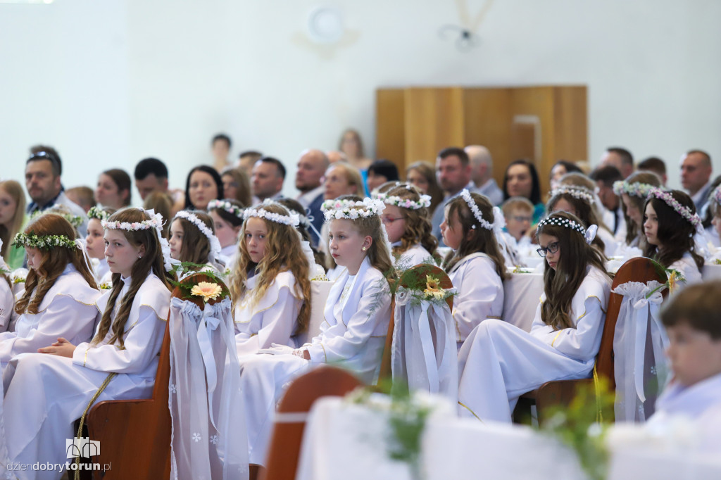 I Komunia Święta w kościele w parafii Maksymiliana Kolbego