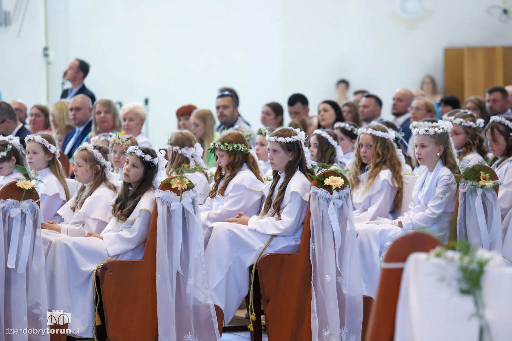 I Komunia Święta w kościele w parafii Maksymiliana Kolbego