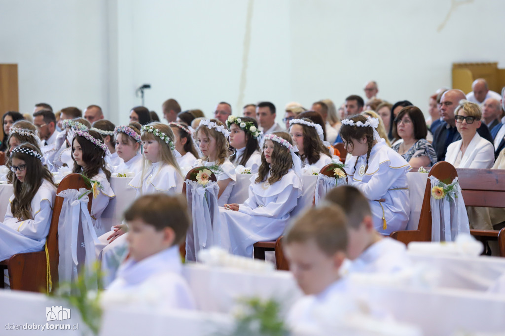 I Komunia Święta w kościele w parafii Maksymiliana Kolbego