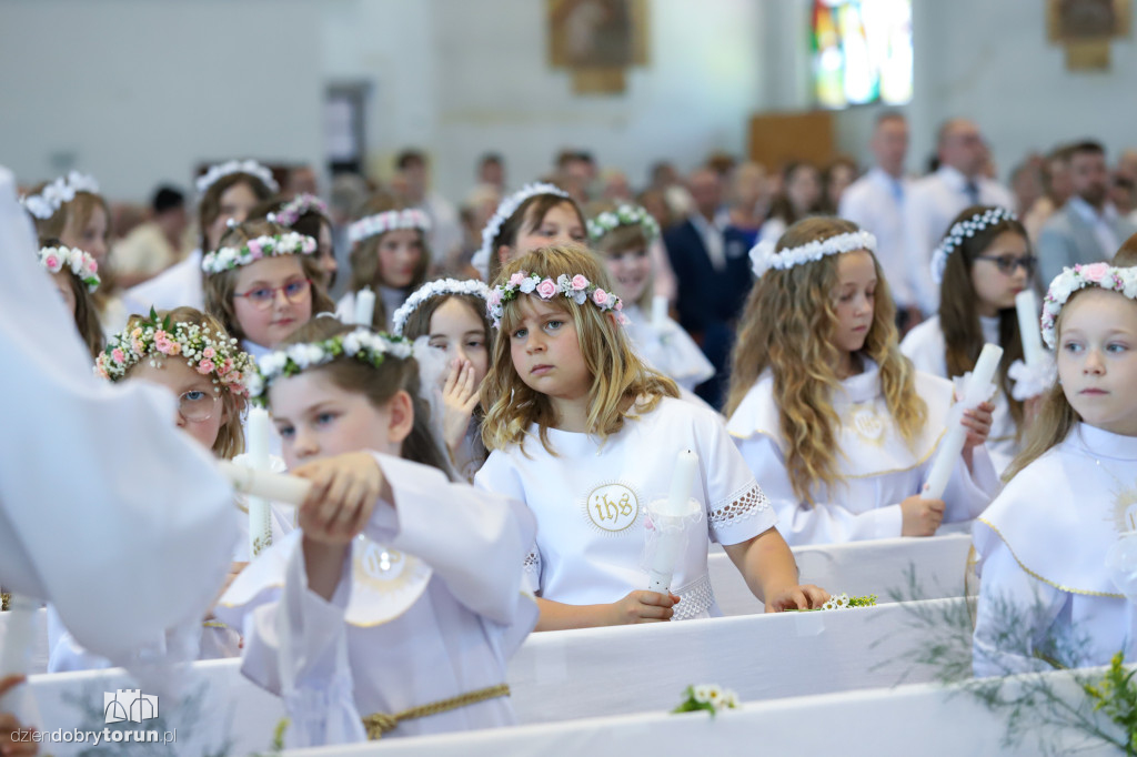 I Komunia Święta w kościele w parafii Maksymiliana Kolbego