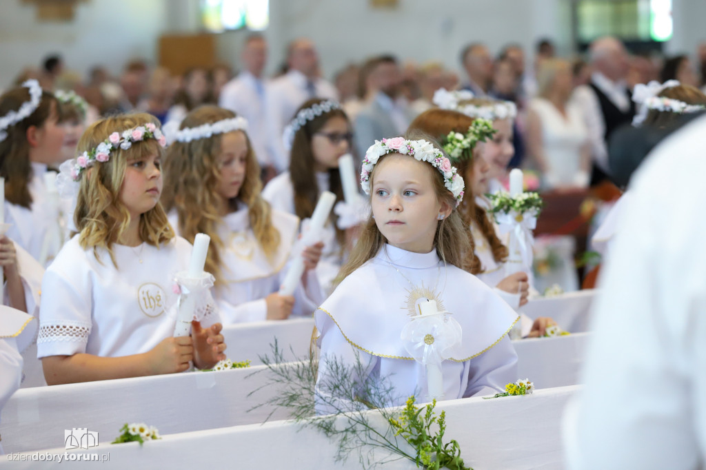 I Komunia Święta w kościele w parafii Maksymiliana Kolbego