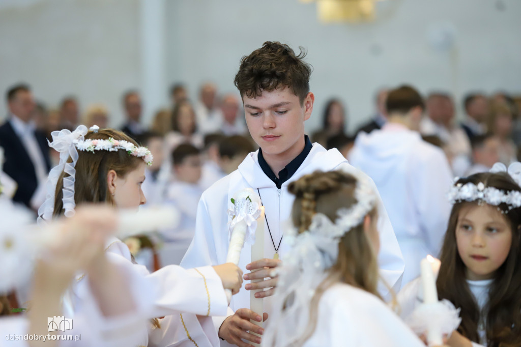 I Komunia Święta w kościele w parafii Maksymiliana Kolbego