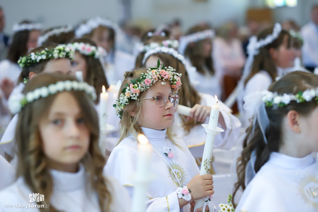 I Komunia Święta w kościele w parafii Maksymiliana Kolbego