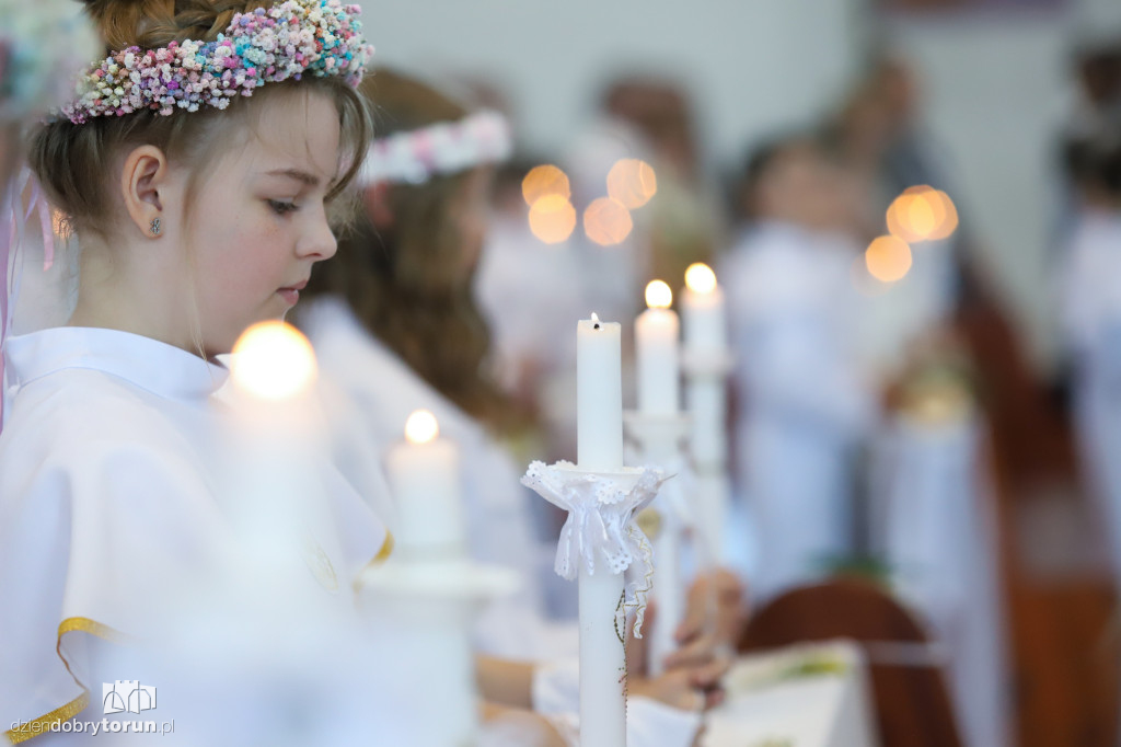 I Komunia Święta w kościele w parafii Maksymiliana Kolbego