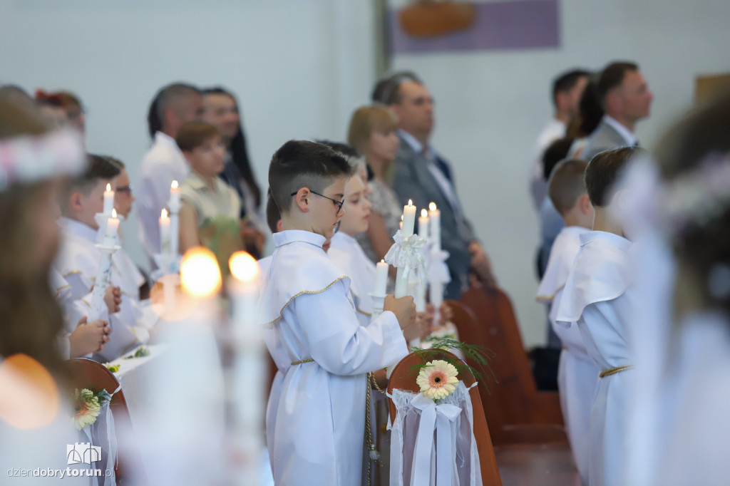 I Komunia Święta w kościele w parafii Maksymiliana Kolbego