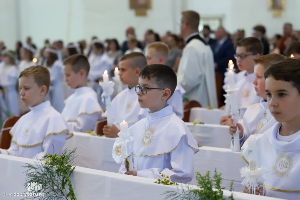 I Komunia Święta w kościele w parafii Maksymiliana Kolbego