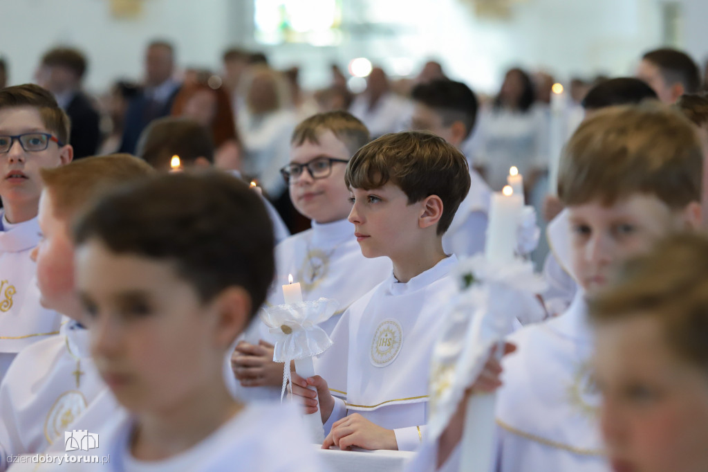 I Komunia Święta w kościele w parafii Maksymiliana Kolbego