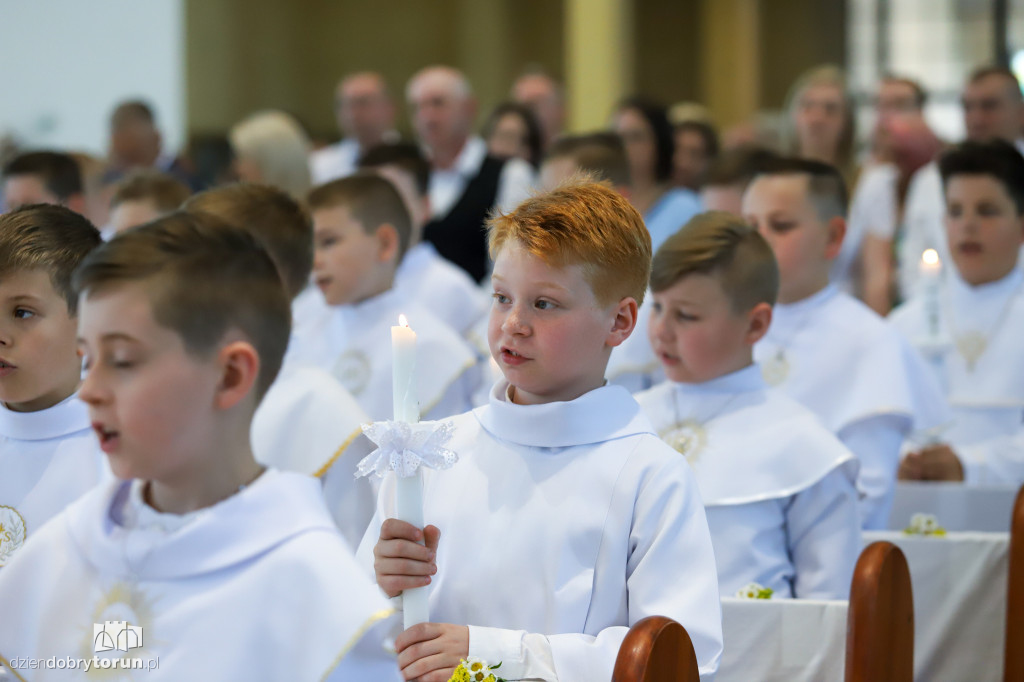 I Komunia Święta w kościele w parafii Maksymiliana Kolbego