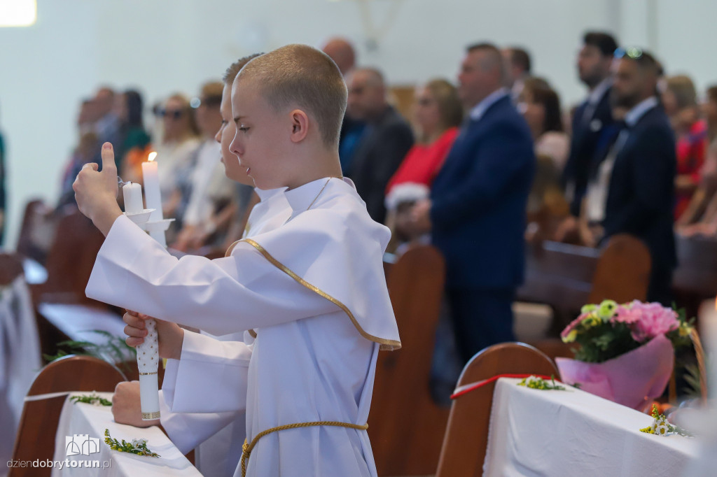 I Komunia Święta w kościele w parafii Maksymiliana Kolbego