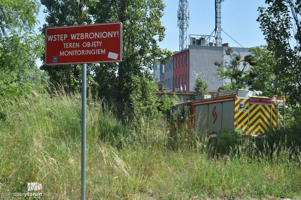 Pożar przy ulicy Józefa Chłopickiego