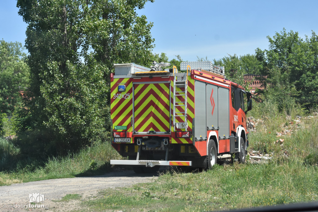 Pożar przy ulicy Józefa Chłopickiego