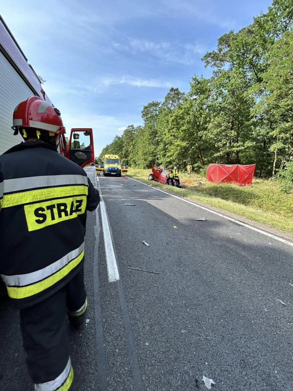 Śmierelny wypadek na DK 10 w Cierpicach