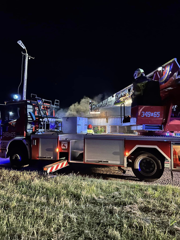 Groźny pożar w Ostaszewie