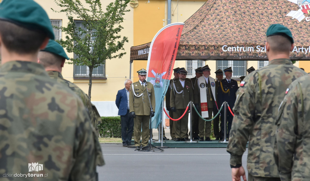 Przysięga wojskowa w CSUiA