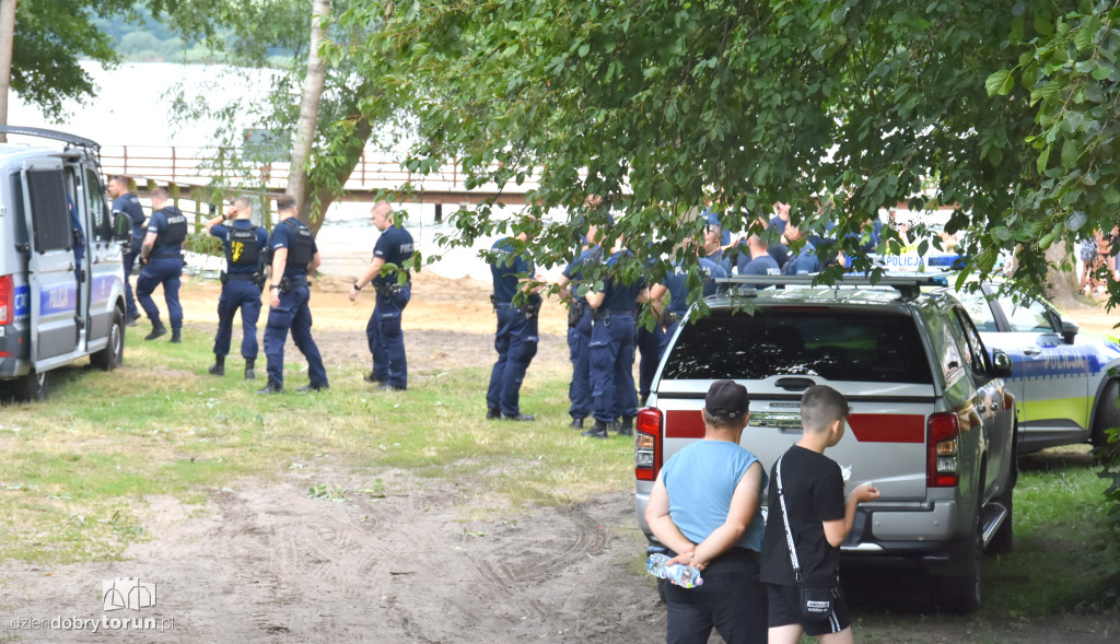 Akcja poszukiwawcza na jeziorze Chełmżyńskim