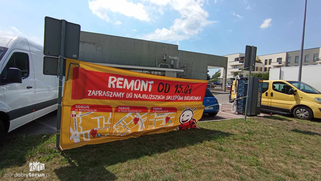 Biedronka w Toruniu do remontu