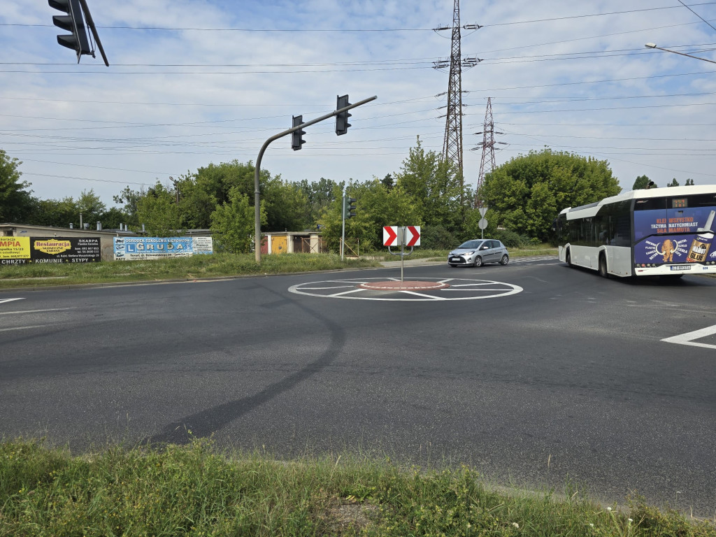 Nowe rondo na Rubinkowie