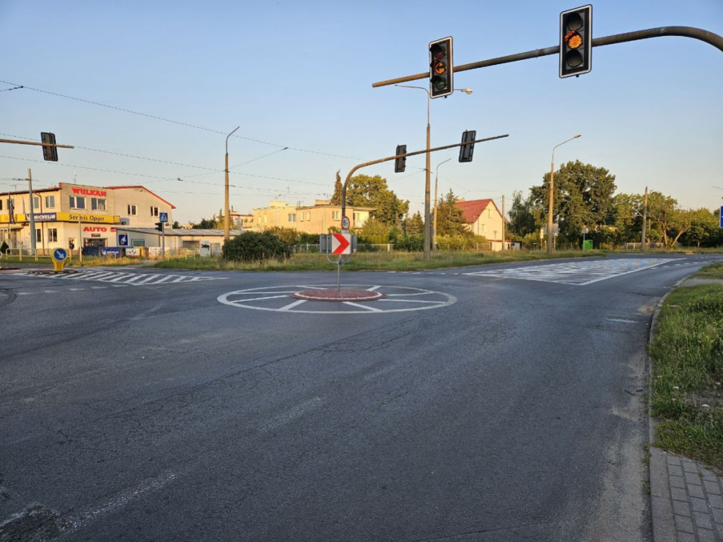 Nowe rondo na Rubinkowie