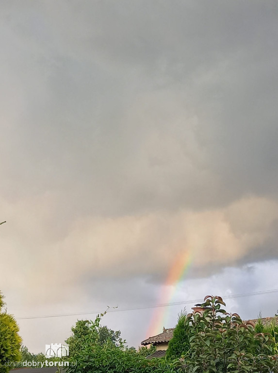 Tęcza nad Toruniem - Wasze zdjęcia!