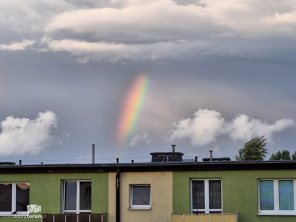 Tęcza nad Toruniem - Wasze zdjęcia!