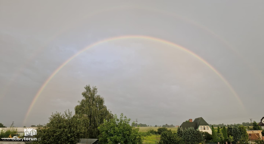 Tęcza nad Toruniem - Wasze zdjęcia!