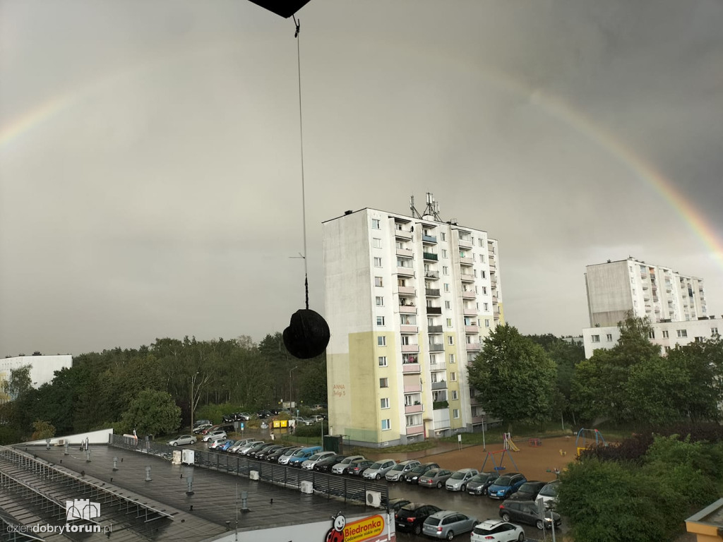 Tęcza nad Toruniem - Wasze zdjęcia!