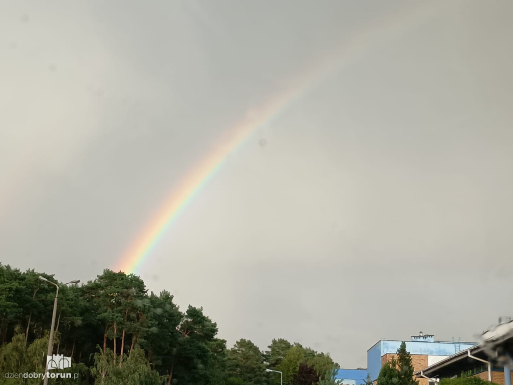 Tęcza nad Toruniem - Wasze zdjęcia!