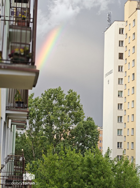 Tęcza nad Toruniem - Wasze zdjęcia!