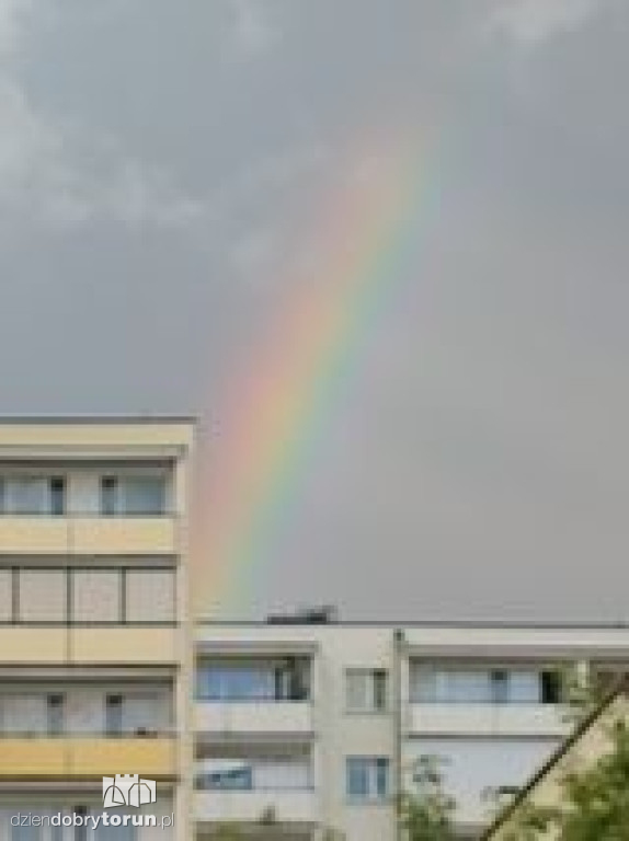 Tęcza nad Toruniem - Wasze zdjęcia!