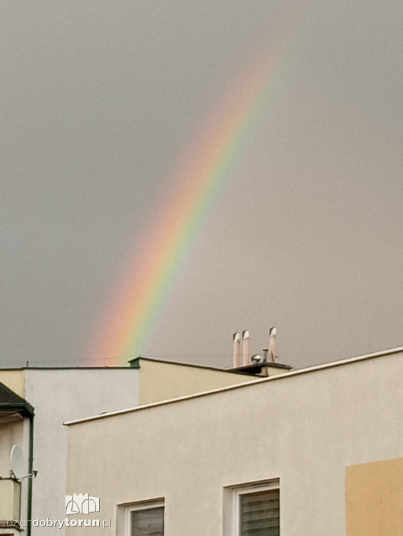 Tęcza nad Toruniem - Wasze zdjęcia!