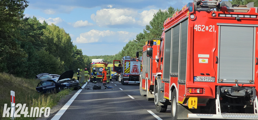 Groźny wypadek w Suchatówce