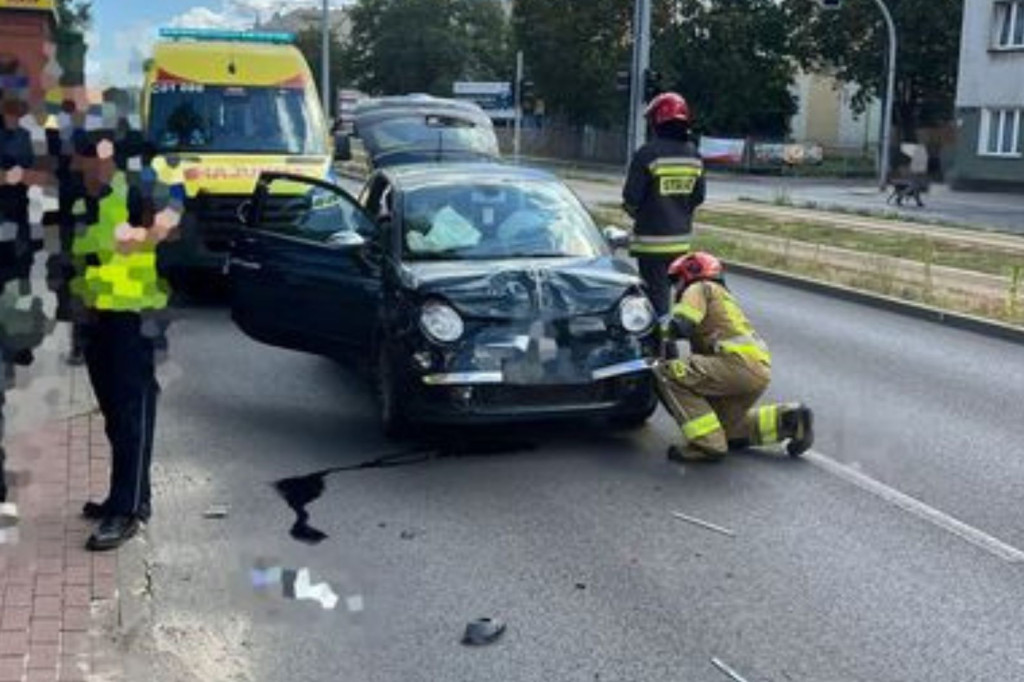 Wypadek na ul. Broniewskiego