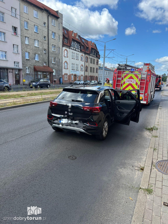 Wypadek na ul. Broniewskiego