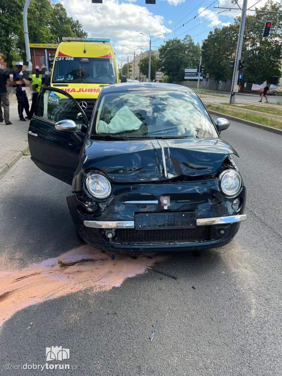 Wypadek na ul. Broniewskiego