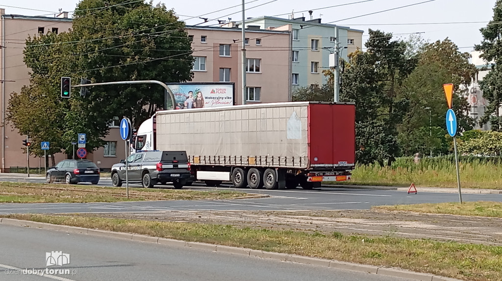 Utrudnienia w centrum Torunia