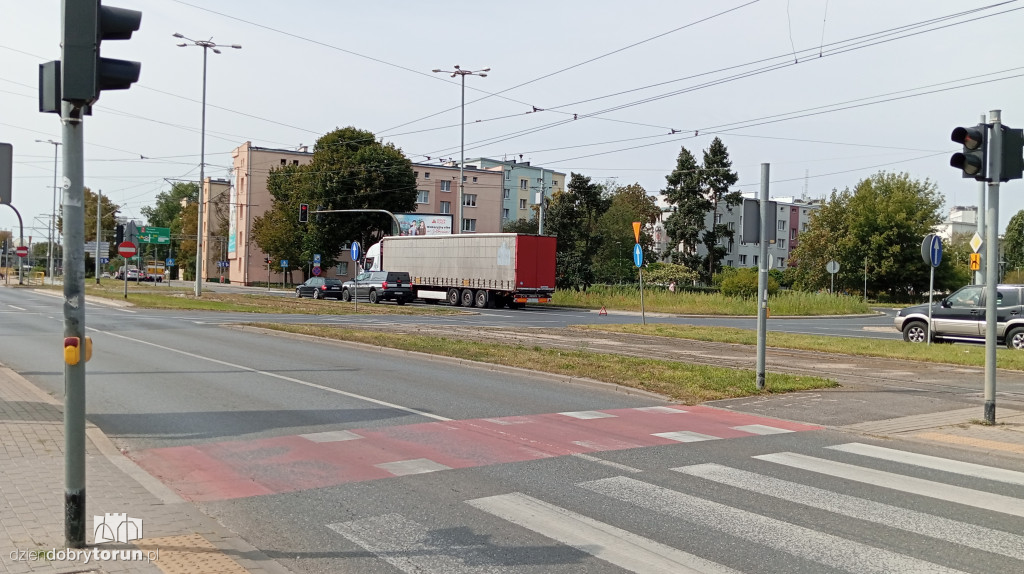 Utrudnienia w centrum Torunia