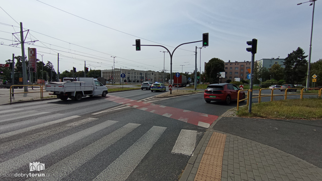 Utrudnienia w centrum Torunia