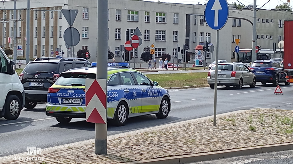 Utrudnienia w centrum Torunia
