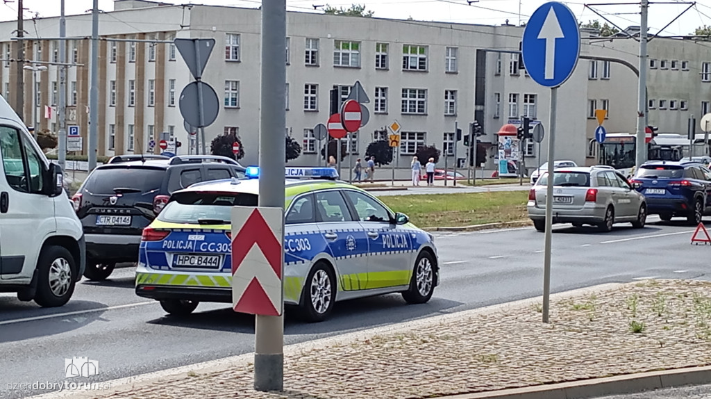 Utrudnienia w centrum Torunia