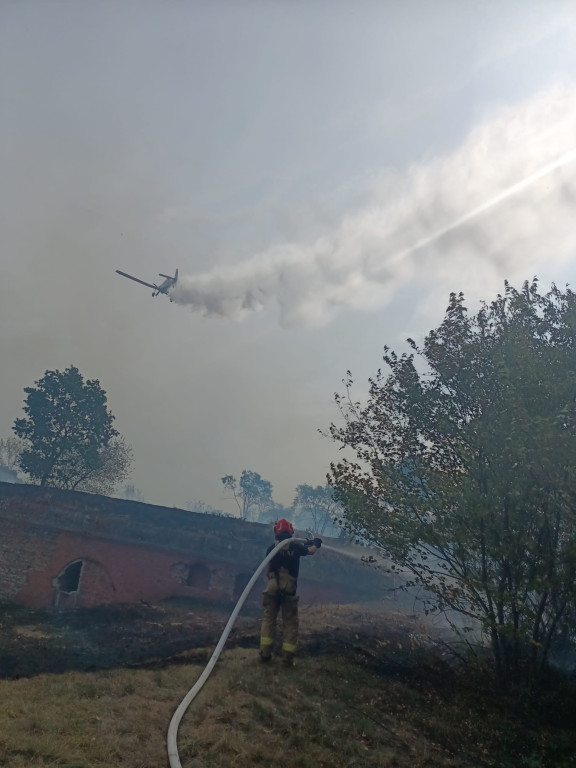 Pożar przy Forcie XII