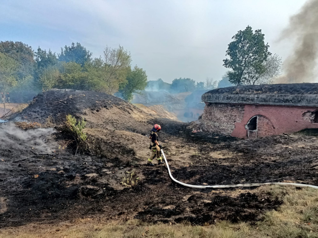 Pożar przy Forcie XII