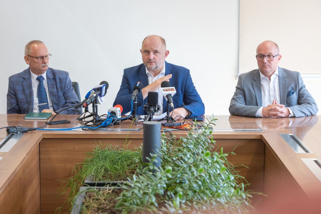 Konferencja prasowa w urzędzie marszałkowskim