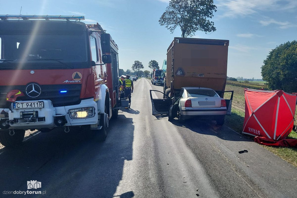 Tragiczny wypadek w powiecie lipnowskim