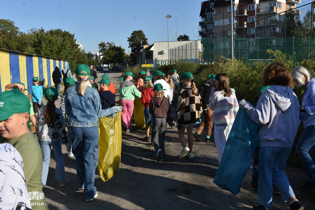 Prezydent z uczniami sprzątali Toruń